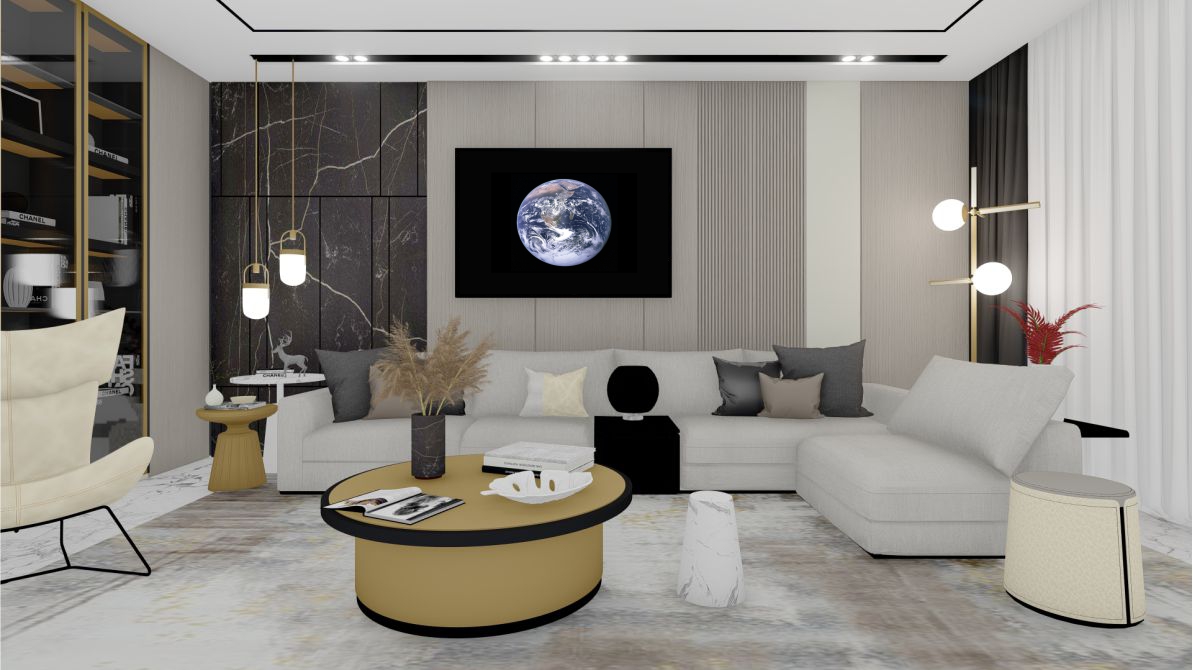 Quadro Decorativo Planeta Terra em Adesivo com Moldura Caixa